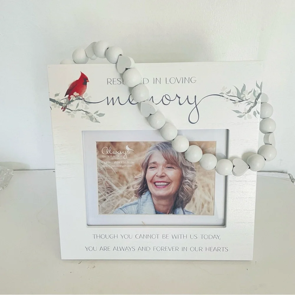 Pavilion gift company Reserved In Loving Memory Reserved Seat Photo Frame NWT